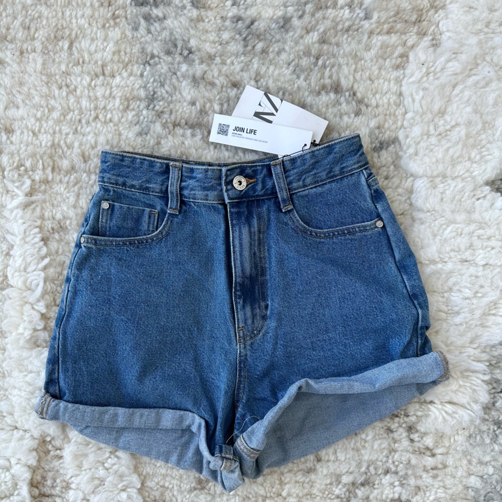 New with tag Zara mom short size 34